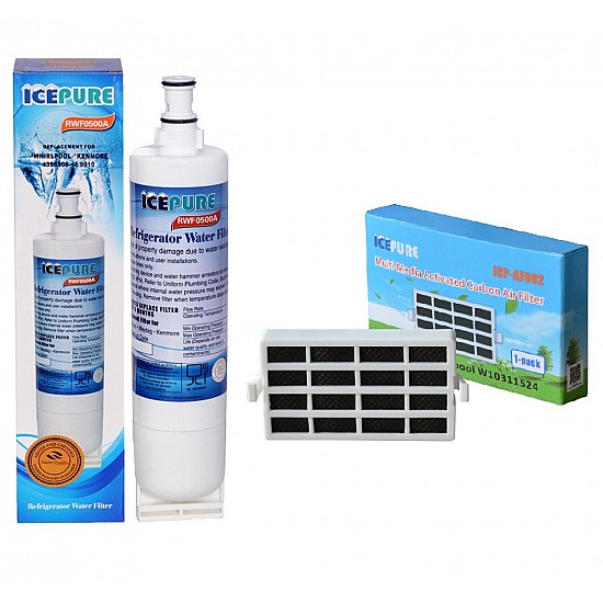 Bauknecht SBS003 Waterfilter + HYG001 Antibacteriele Luchtfilter van Icepure
